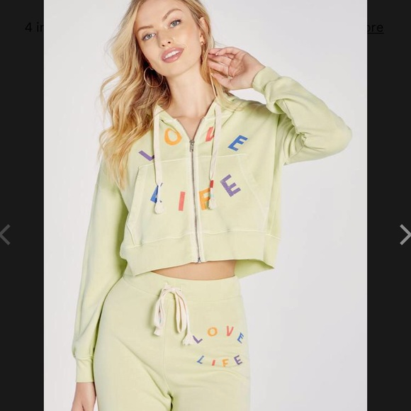 Wildfox Love Life Hoodie and Jogger - Picture 2 of 4